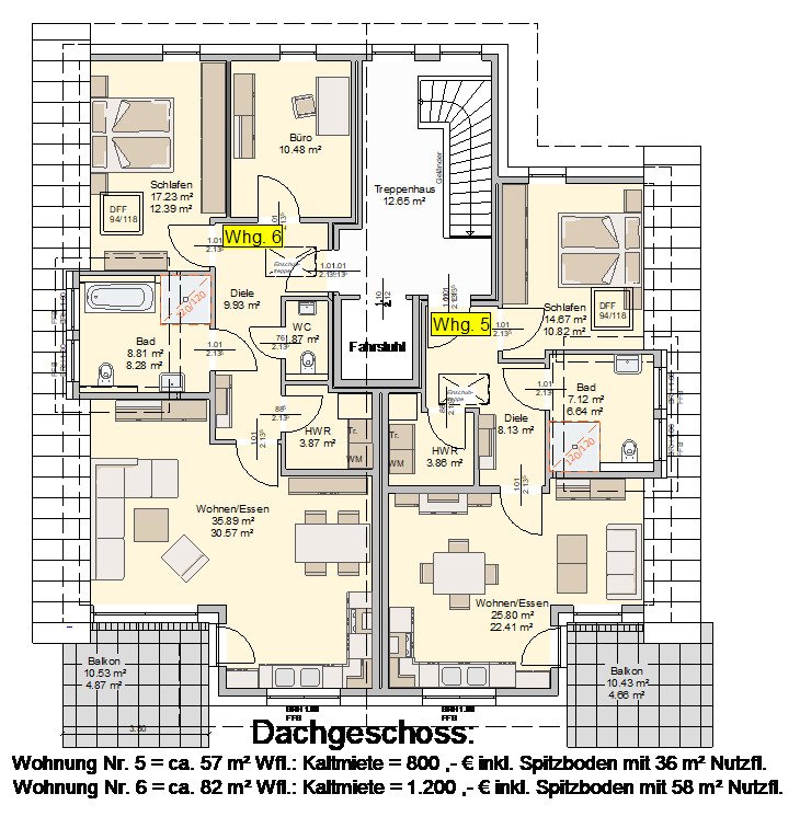 Neubauwohnung 57 m² am Stiftberg ! 