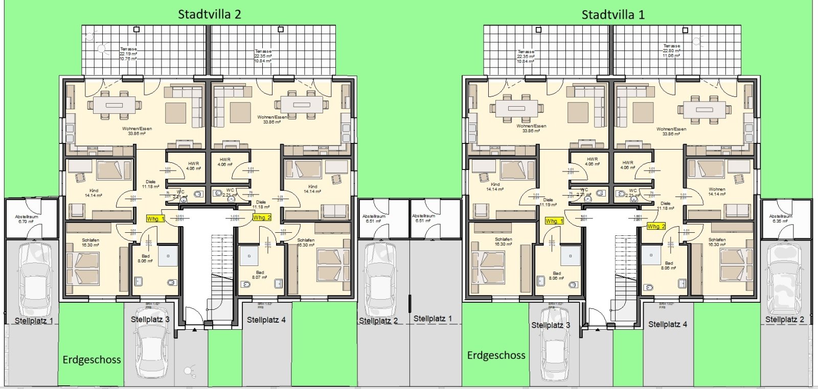 ETW mit 100 m² Wfl. in einer Stadtvilla!