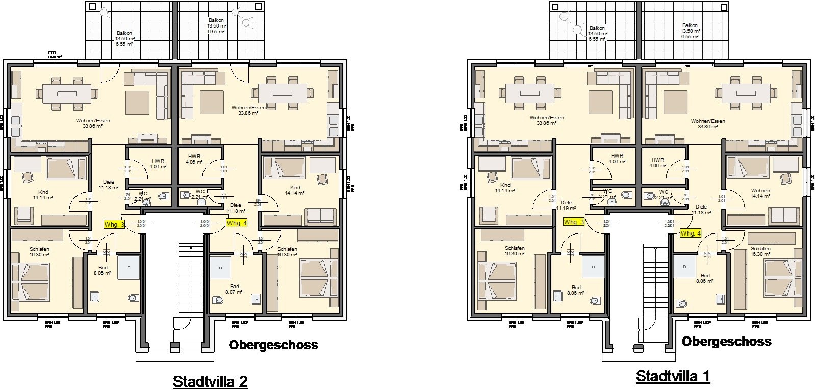 ETW mit 100 m² Wfl. in einer Stadtvilla!