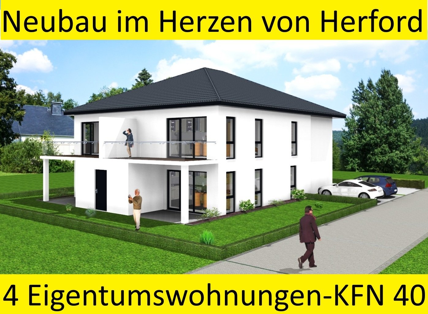 Neubau - KFN 40 im Herzen von Herford ! Neubau - KFN 40 im Herzen von Herford !